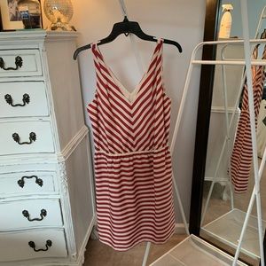 Striped dress from The LOFT